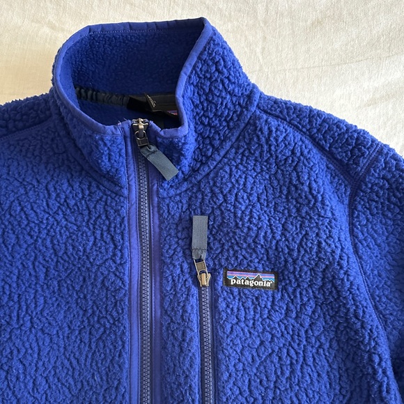 NWT Patagonia Retro Pile Fleece Half-Zip – Sold-Out Cobalt Blue, Size S - Picture 2 of 8